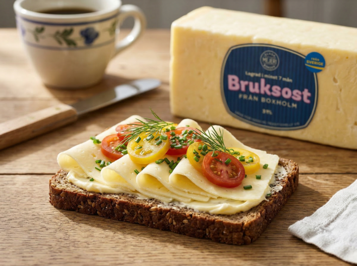 Bruksost i användning